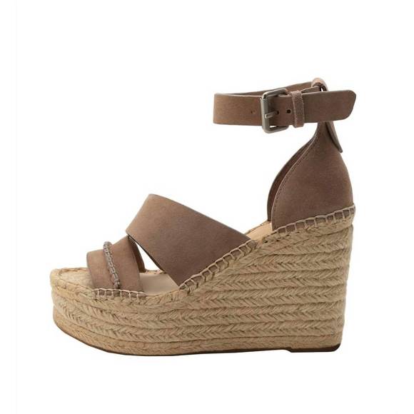 NEW DOLCE VITA women's simi wedge sandal in almond - Picture 2 of 3